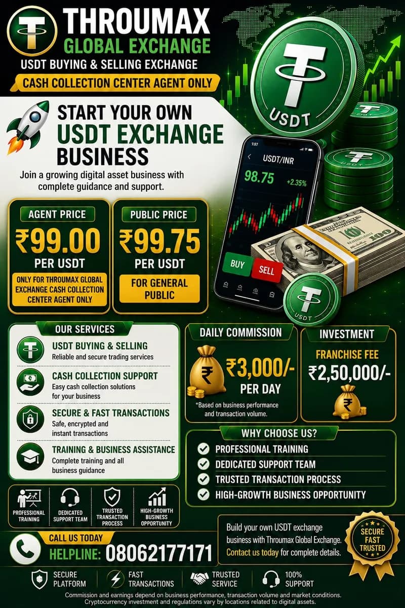USDT Cash Collection  Agent Business  Opportunity