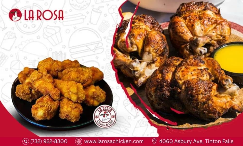 Tinton Falls' Best Fried & Rotisserie Chicken at La Rosa Chicken & Grill