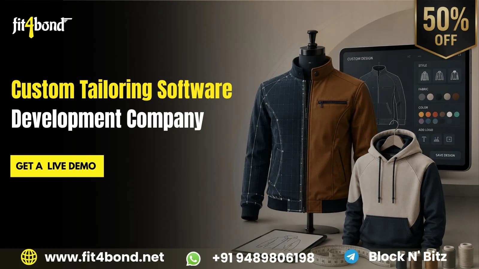 Earn More with Online Tailoring Software development  – 50% OFF Today  