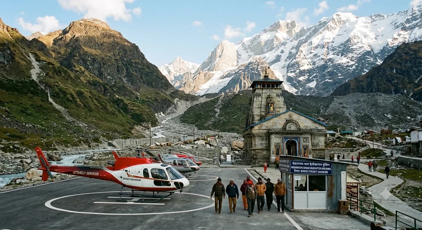 Online Kedarnath Helicopter Booking – Easy Pilgrimage Travel