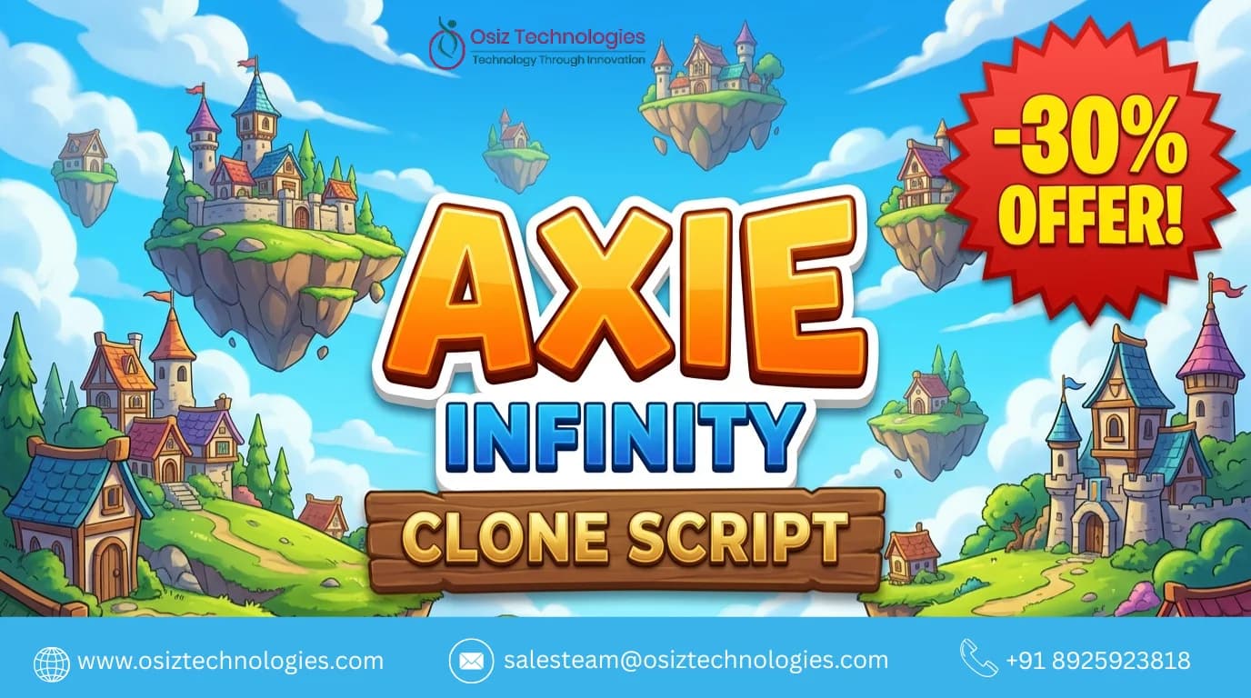 Axie Infinity Clone Script | Upgrade Your Blockchain Gaming Business With 30% OFF 