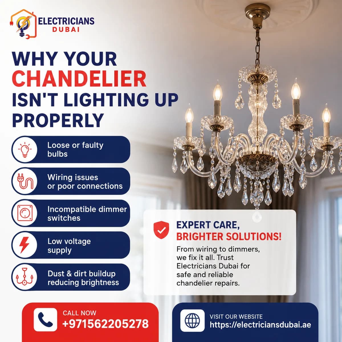 Why Your Chandelier Isn't Lighting Up Properly