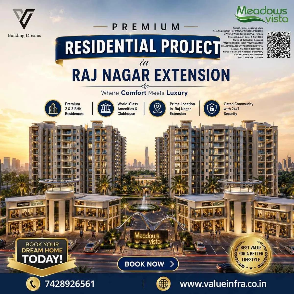 Premium Residential Project in Raj Nagar Extension