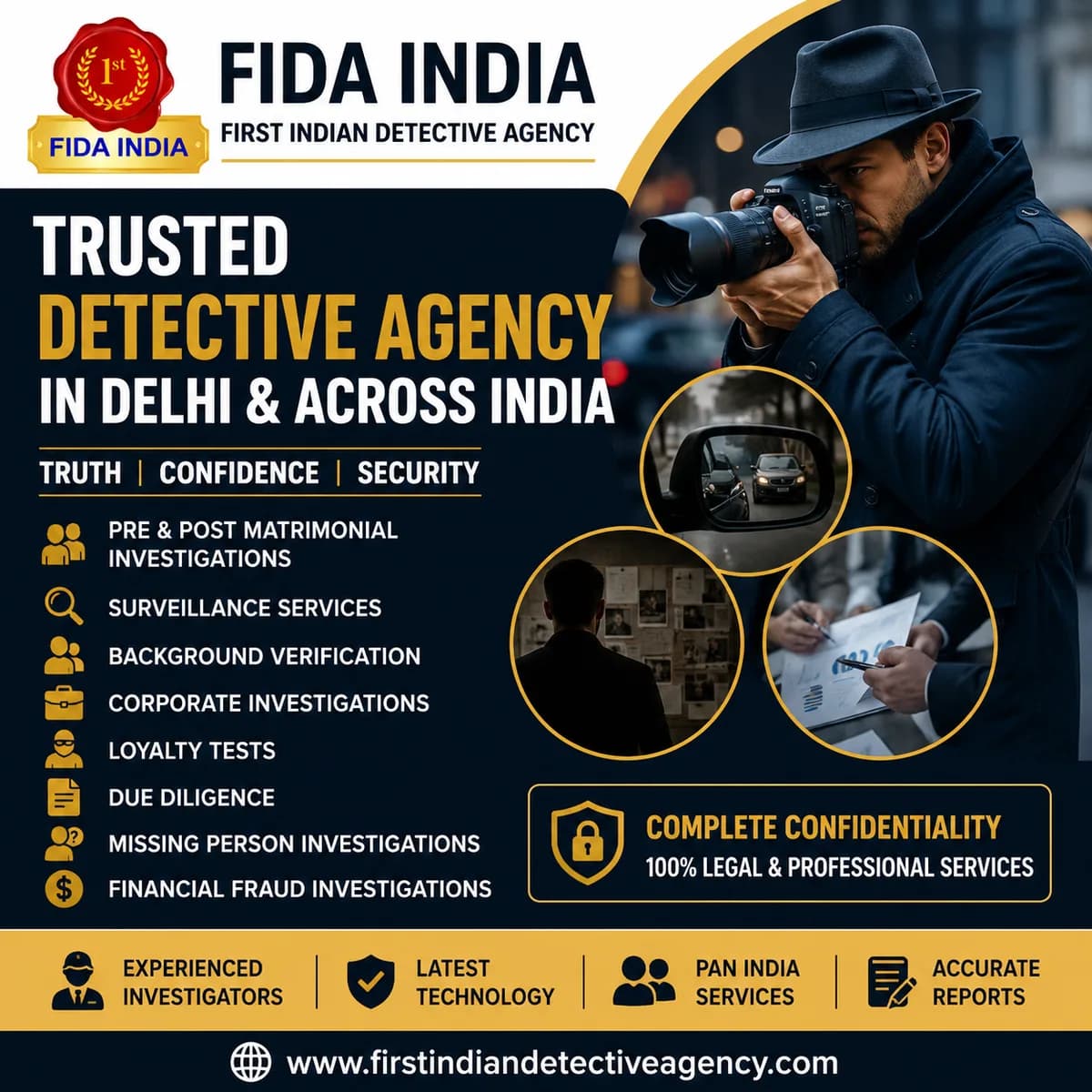Detective Agency in Delhi | Private Investigation Services Across India