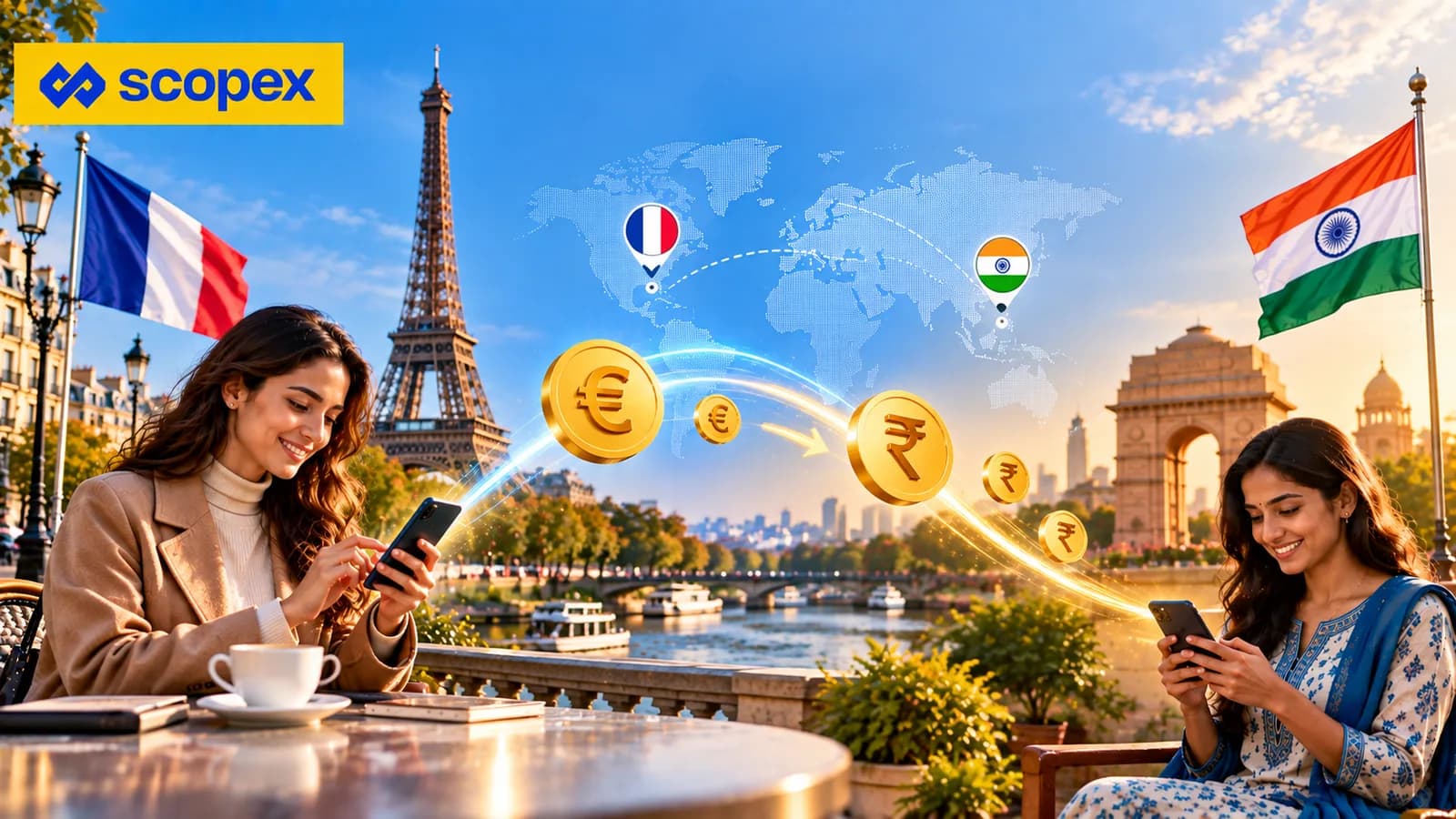 Send Money from France to India: Fees, Rates and Transfer Options