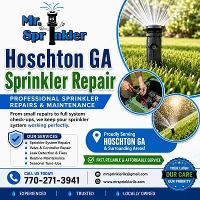 Hoschton GA Sprinkler Repair