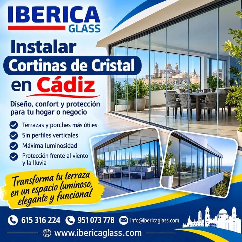 Instalar Cortinas de Cristal en Cádiz para Disfrutar Todo el Año