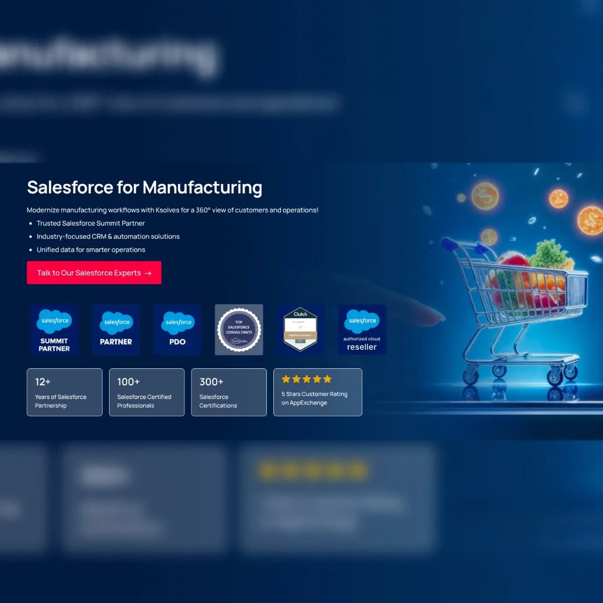 Salesforce for Manufacturing Industry | 360° View, AI Automation & ERP Integration – Ksolves