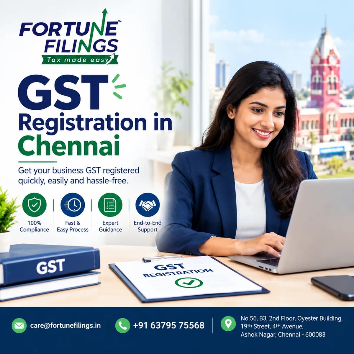 How to Get GST Registration in Chennai: Step-by-Step Guide (2026)