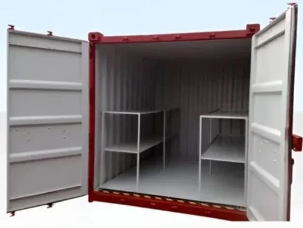 10 X 8FT FLAT FLOOR BUNDED STORE
