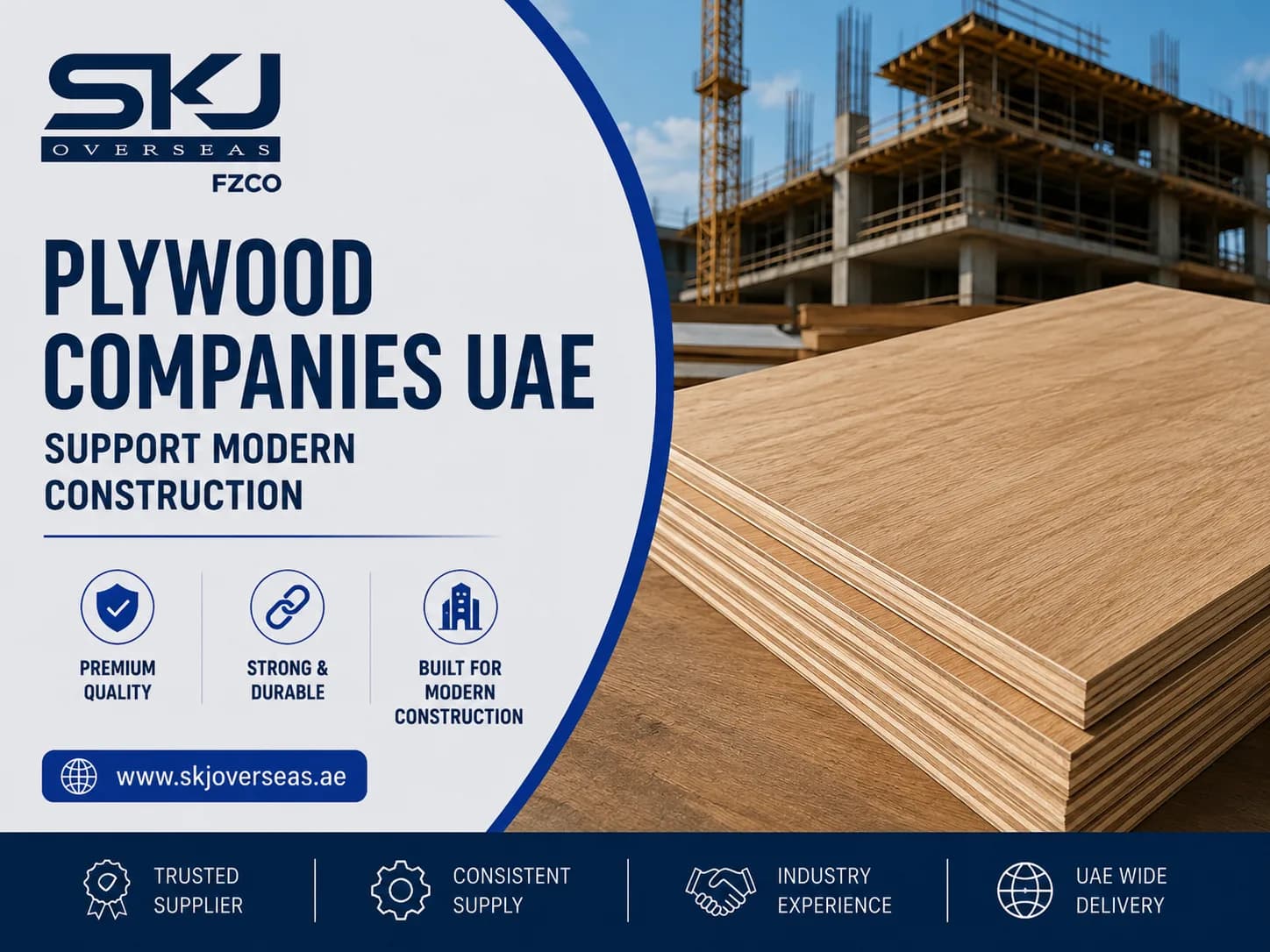 Premium Plywood Applications for Modern Dubai Construction Projects