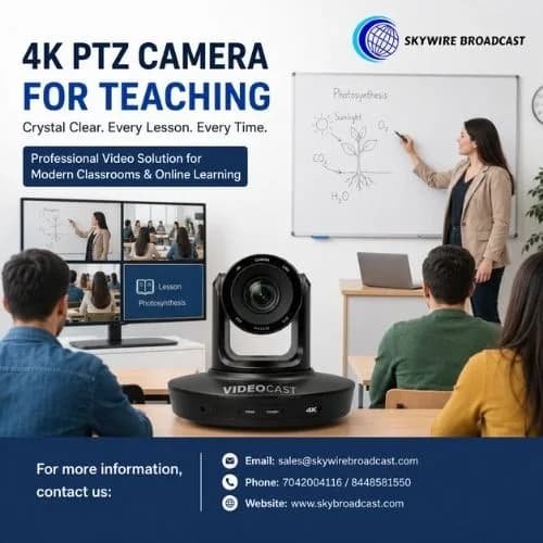Which Is the Best 4K PTZ Camera for Teaching and Online Classes?