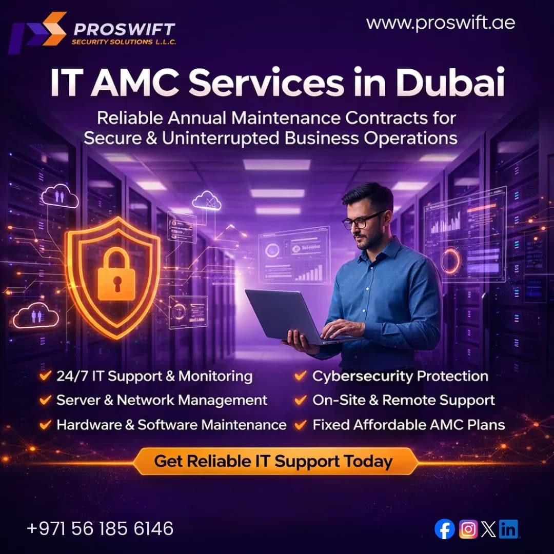 Need Reliable IT AMC Services in Dubai? Contact Us Today
