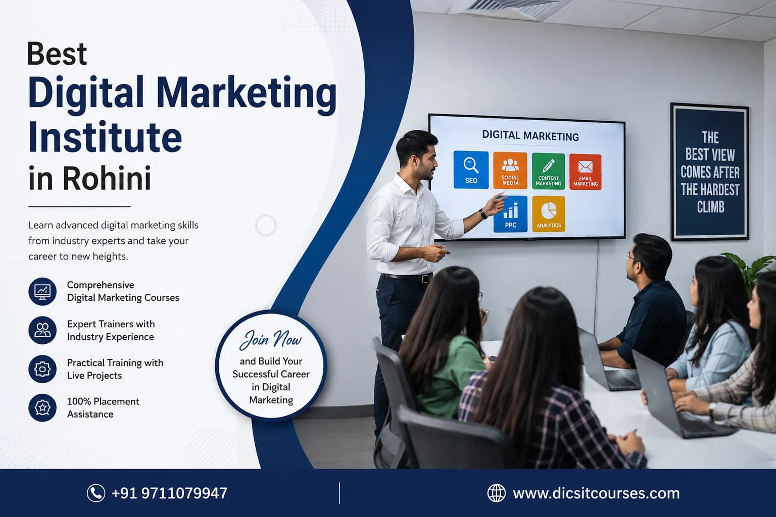 Best Digital Marketing Institute in Rohini – AI Powered Marketing
