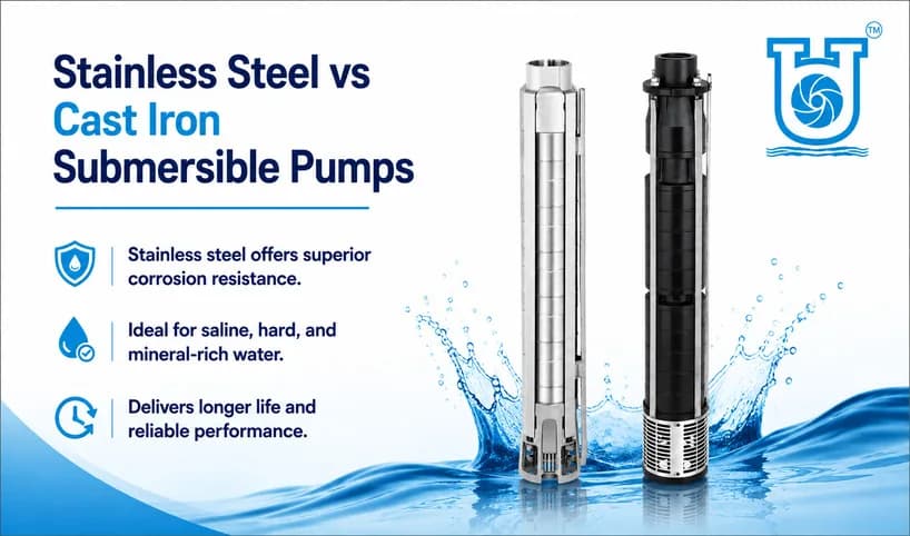 Stainless Steel vs Cast Iron Submersible Pumps Guide