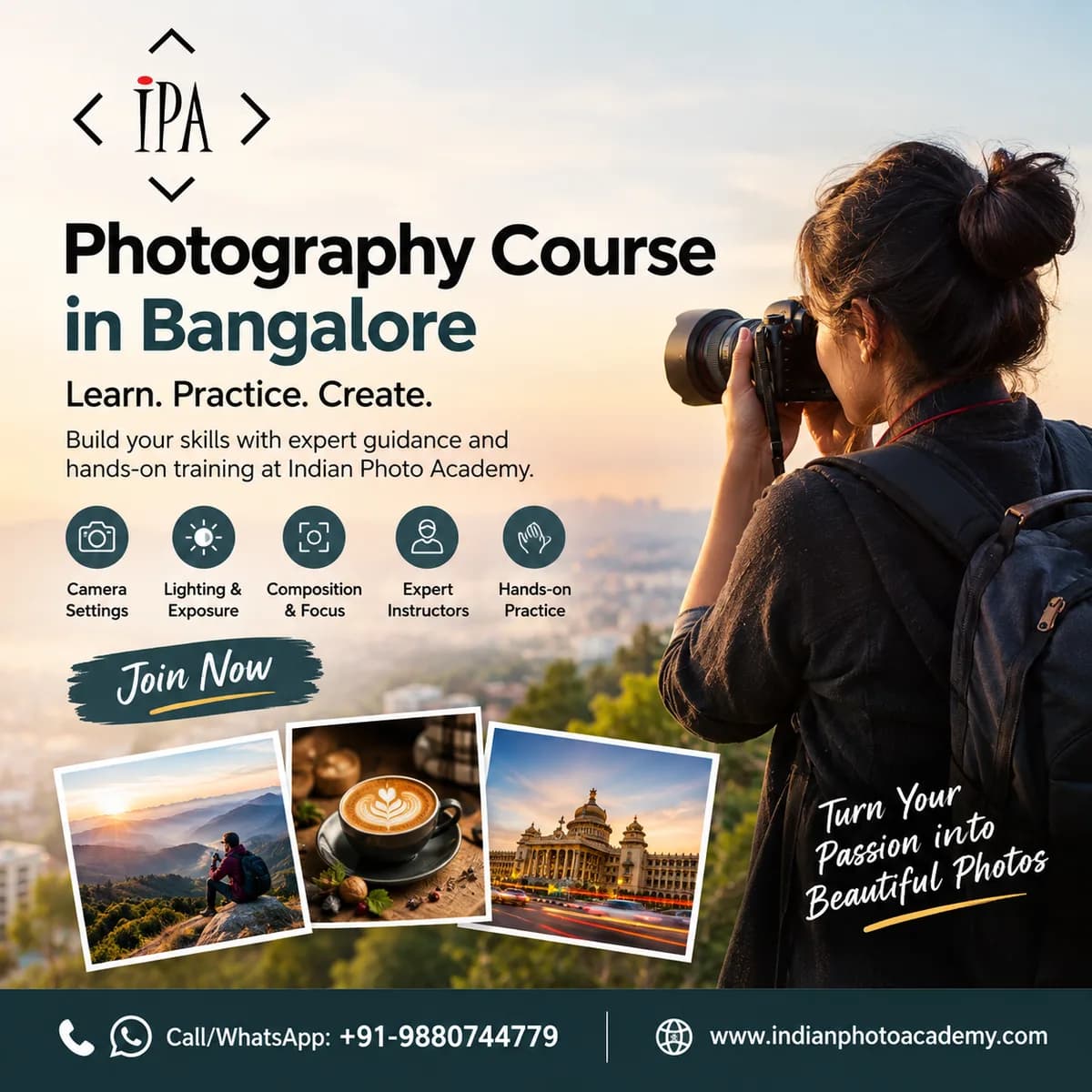 photography course in Bangalore