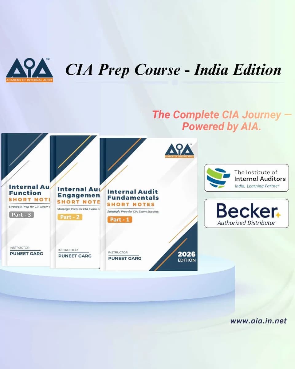 Get The CIA Coaching For Exam Preparation by AIA