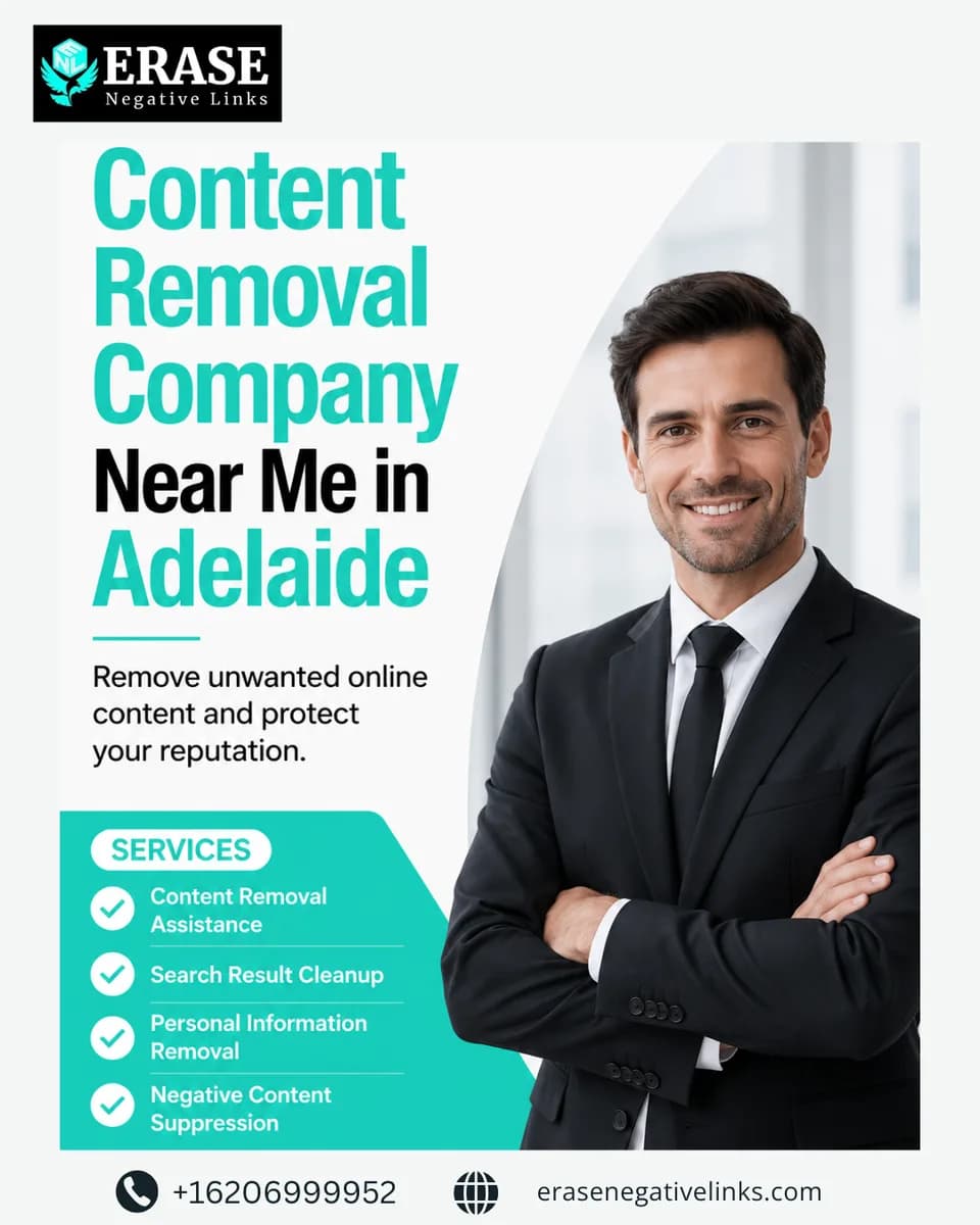 Erase Negative Links Content Removal Services in Adelaide