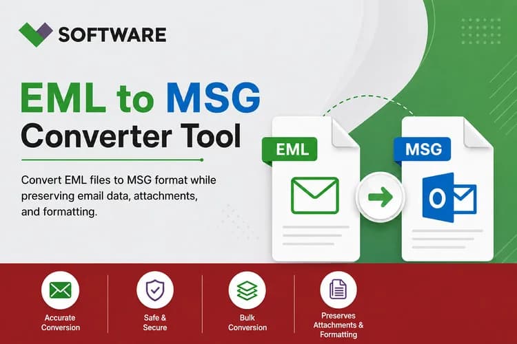 Export EML Emails and Attachments to Outlook MSG