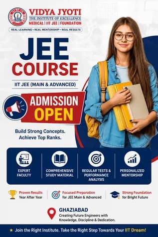 JEE Droppers Program 2027 – Admission Open | Vidya Jyoti Institute