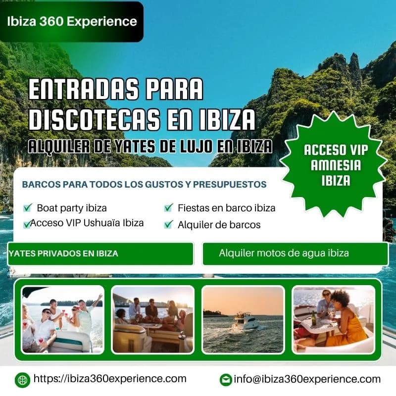 Experiencias únicas en Ibiza con Ibiza 360º Experience