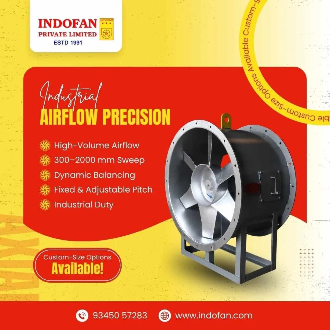 Engineered Axial Fans for Industrial Airflow