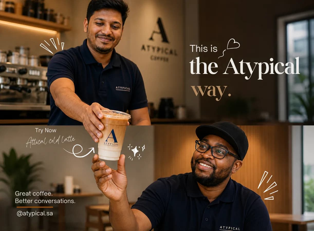 Artisan Coffee, Signature Desserts & Fresh Sandwiches in Riyadh