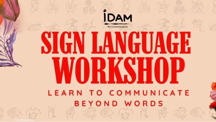 Sign Language Workshop | Learn Inclusive Communication Chennai
