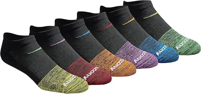 Saucony Men's Running Socks (Pack of 6)