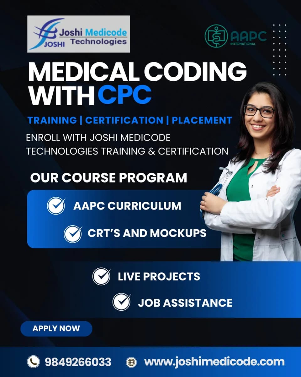 Online CPC Medical Coding Training in Hyderabad – Admissions Open
