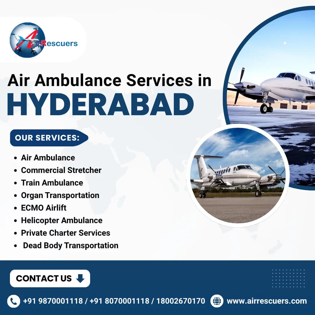 Medical Air Transport in Hyderabad for Specialized Patient Care