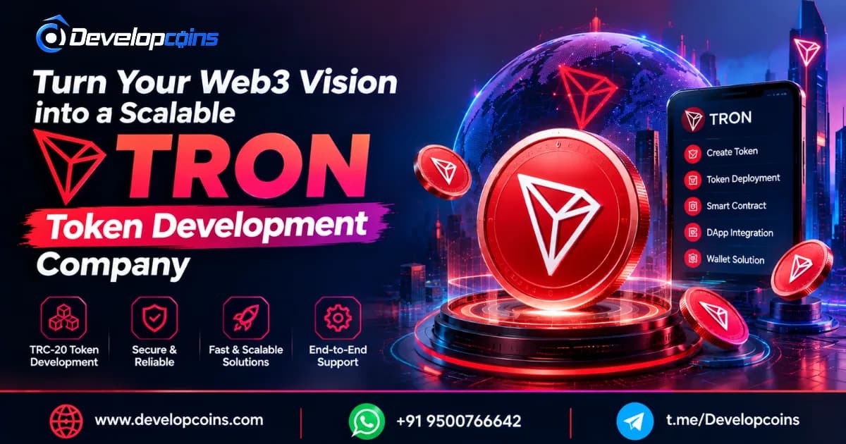 Turn Your Web3 Vision into a Scalable TRON Token Ecosystem