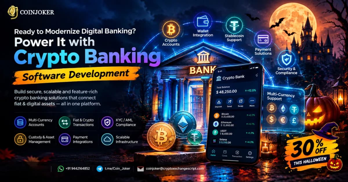 Ready to Modernize Digital Banking? Power It with Crypto Banking Software