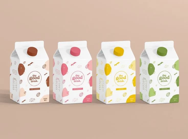 Eco Friendly Premium Milk Carton Boxes In Bulk