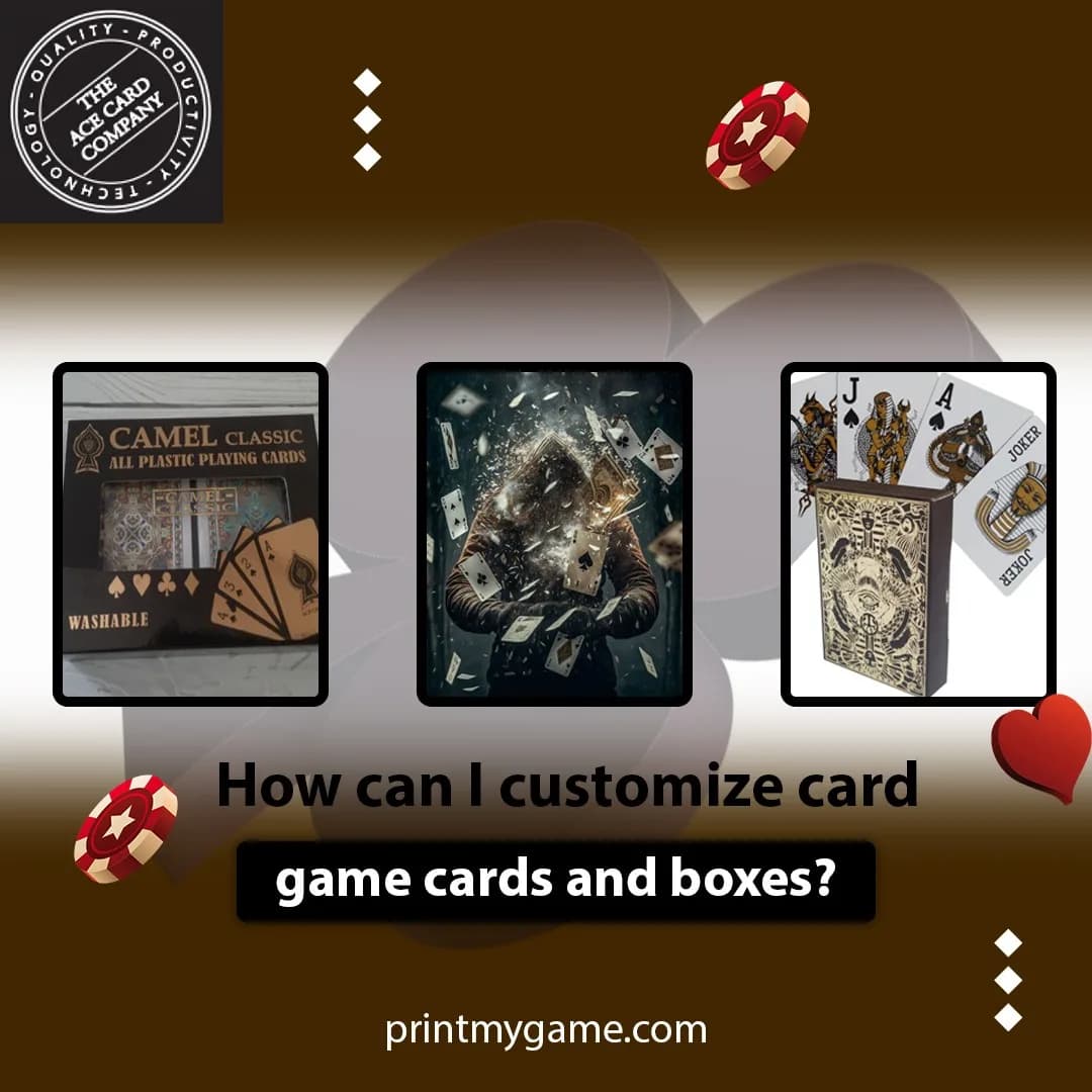 How Can I Customize Card Game Cards and Boxes?