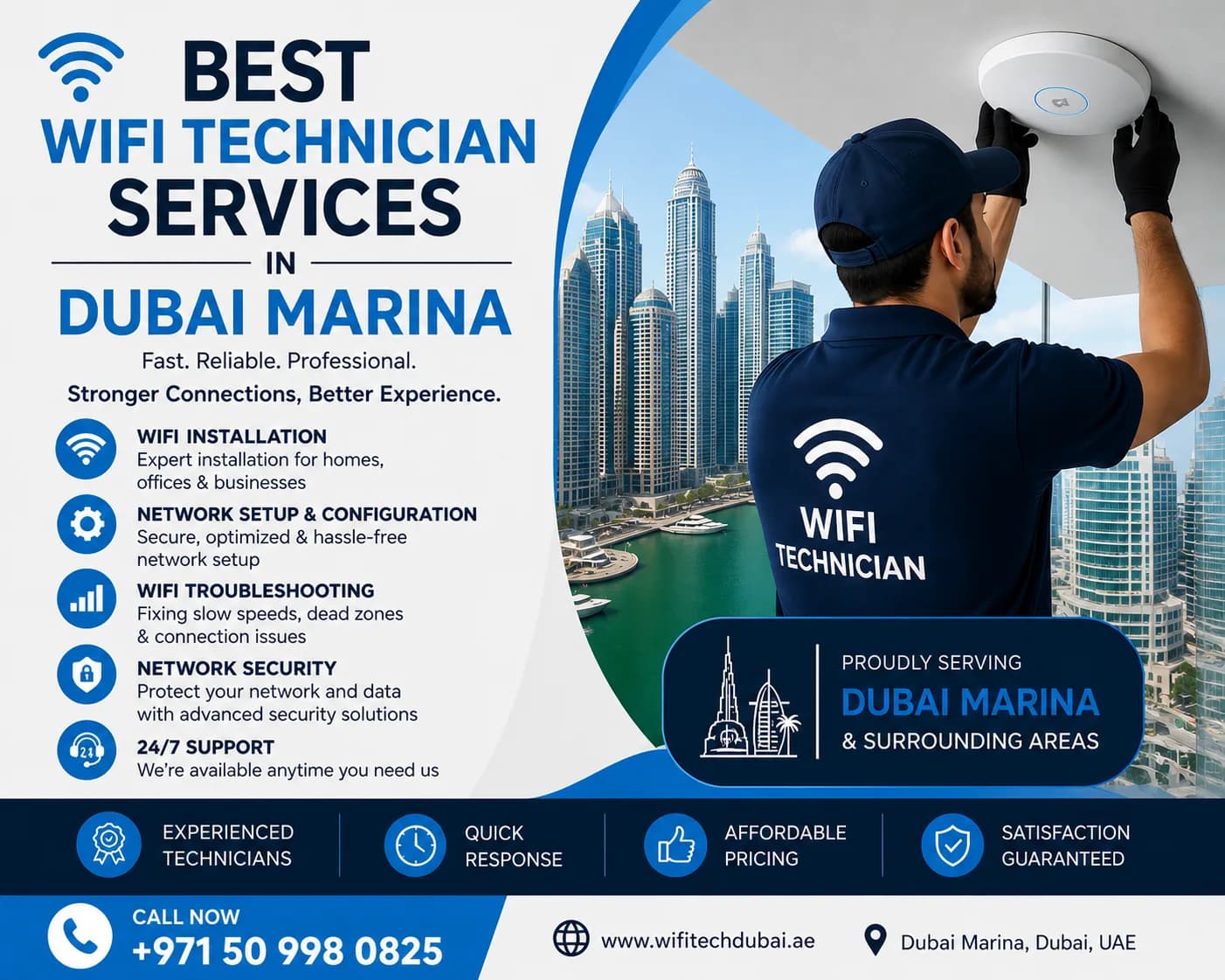 Best WiFi Technician Services in Dubai Marina