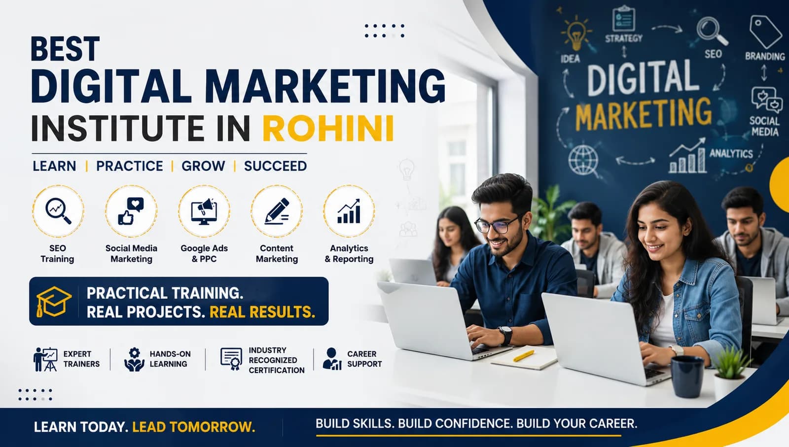 Turn Your Ideas Into Impact – Learn Digital Marketing in Rohini