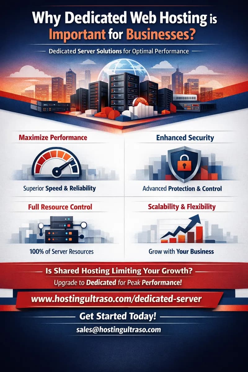 Why Dedicated Web Hosting is Important for Businesses?