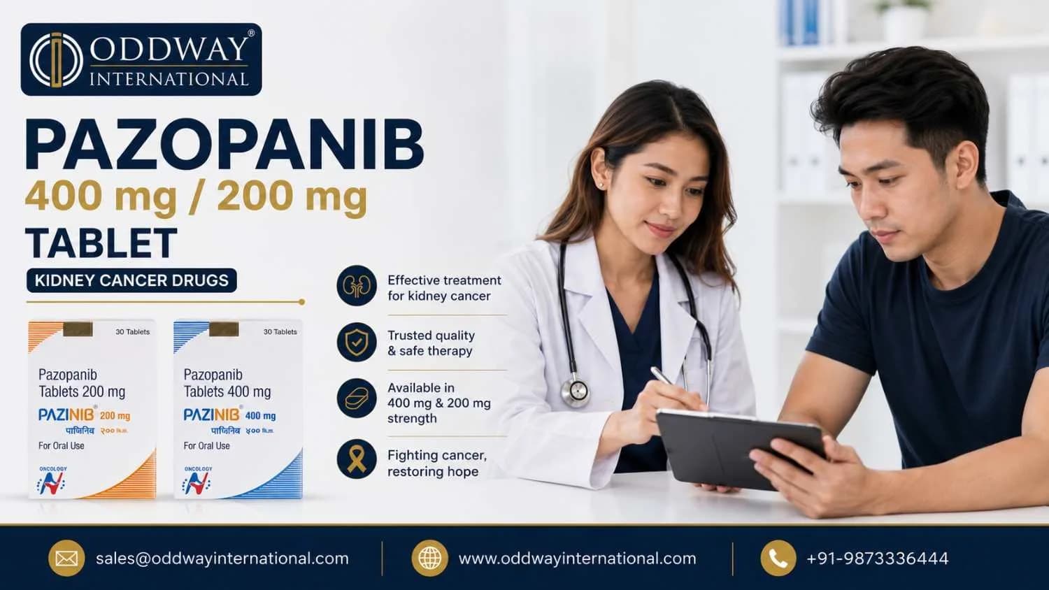 Explore Pazopanib 400 Mg Price for Qatar Bulk B2B Buyers - Oddway