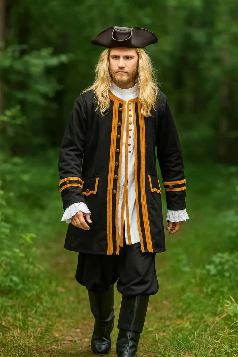 Privateer Pirate Clothing for Men | Pirate Captain Outfits