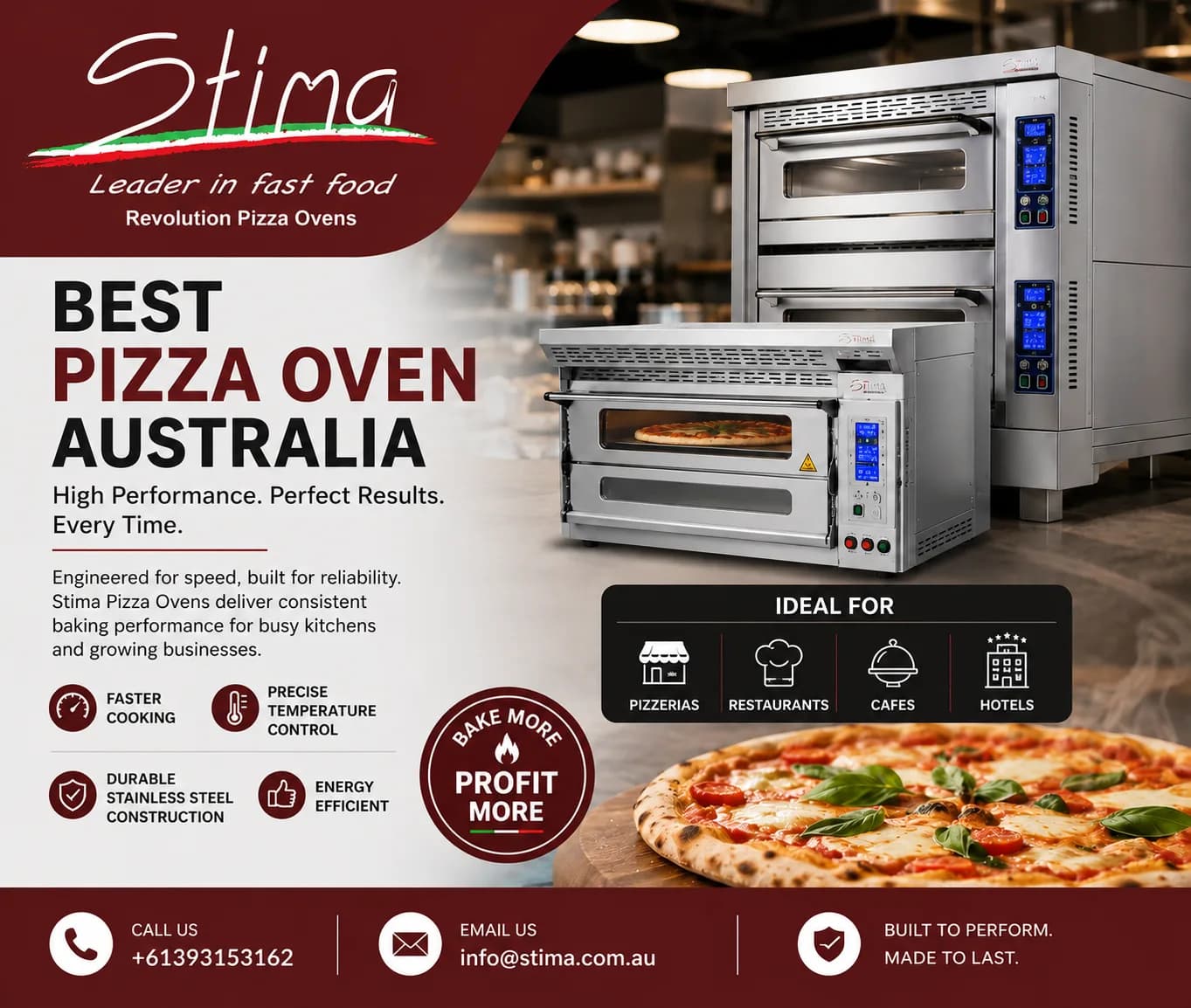 Best Pizza Oven Australia for Business