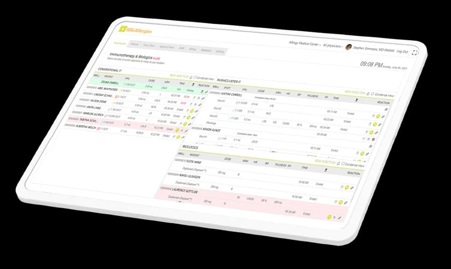 Allergy software