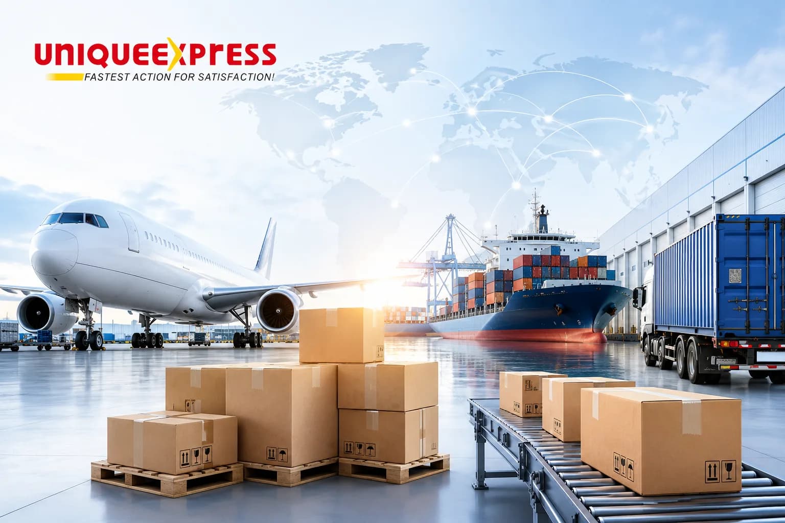 Unique Express Overseas Shipment Processing