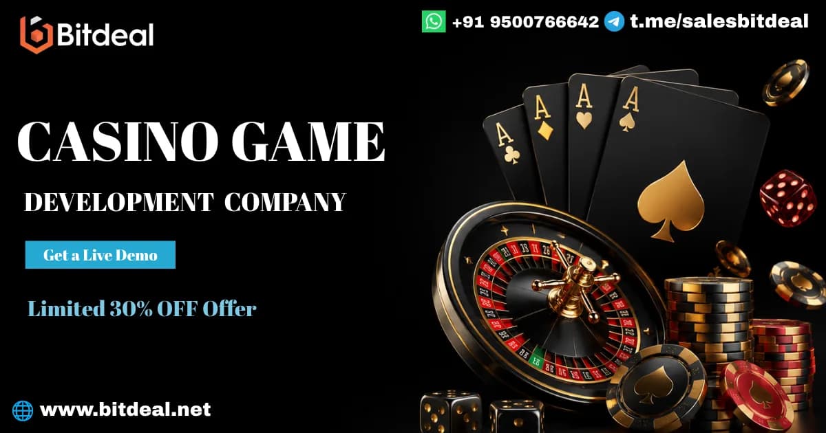 Drive Revenue Growth with AI-Powered Blockchain Casino Game Development Solutions – Get 30% OFF 