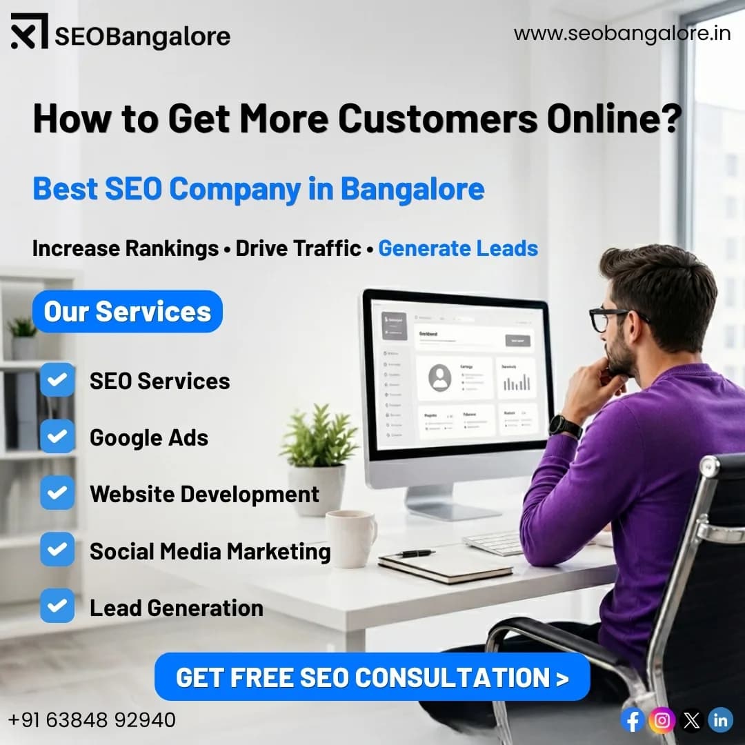 SEO Company in Bangalore for Lead Generation and Sales | Seobangalore.in