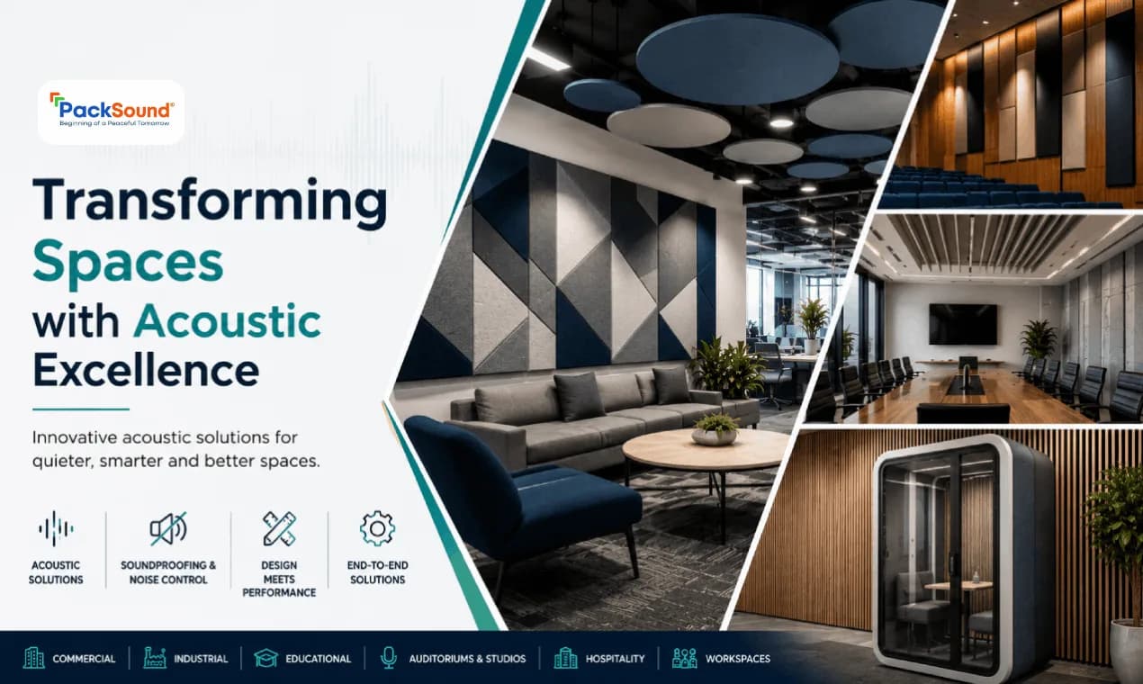 PackSound – Transforming Spaces Through Acoustic Excellence