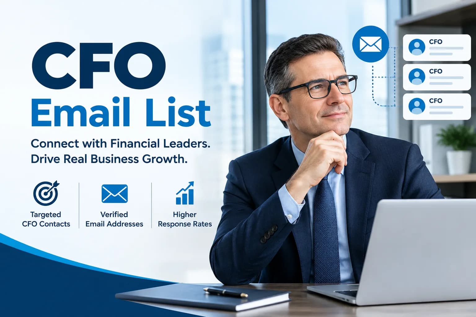 CFO Email List | Buy 100% Verified CFO Mailing List