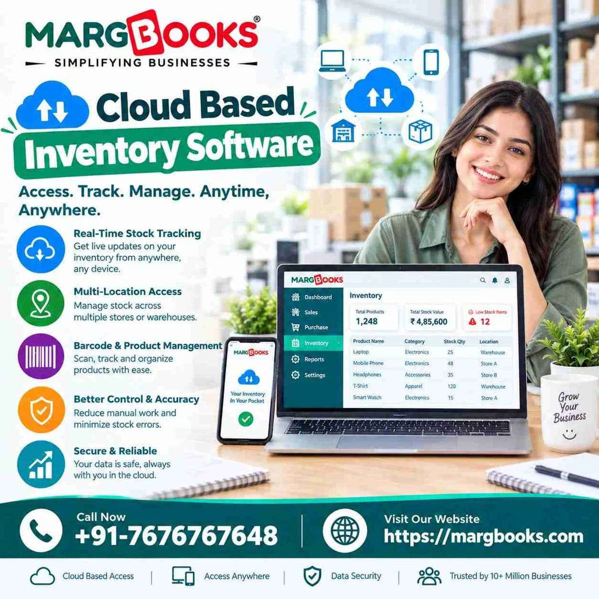 Cloud Based Inventory Software for Easy Stock Management | MargBooks 