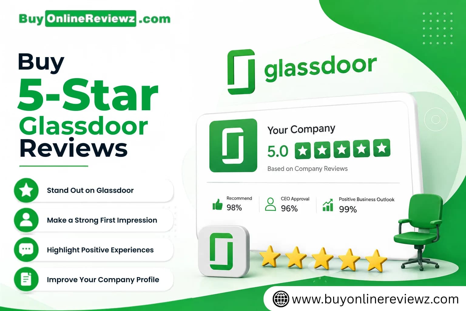 Buy 5 Star Glassdoor Reviews