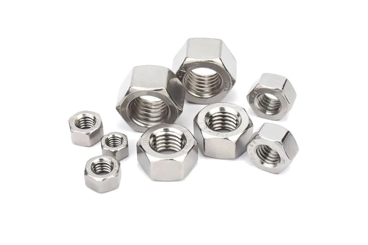 Hex Nuts Exporter & Supplier in India | DIN 934 SS Nuts